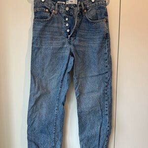 Mango Denim Jeans in Blue Wash